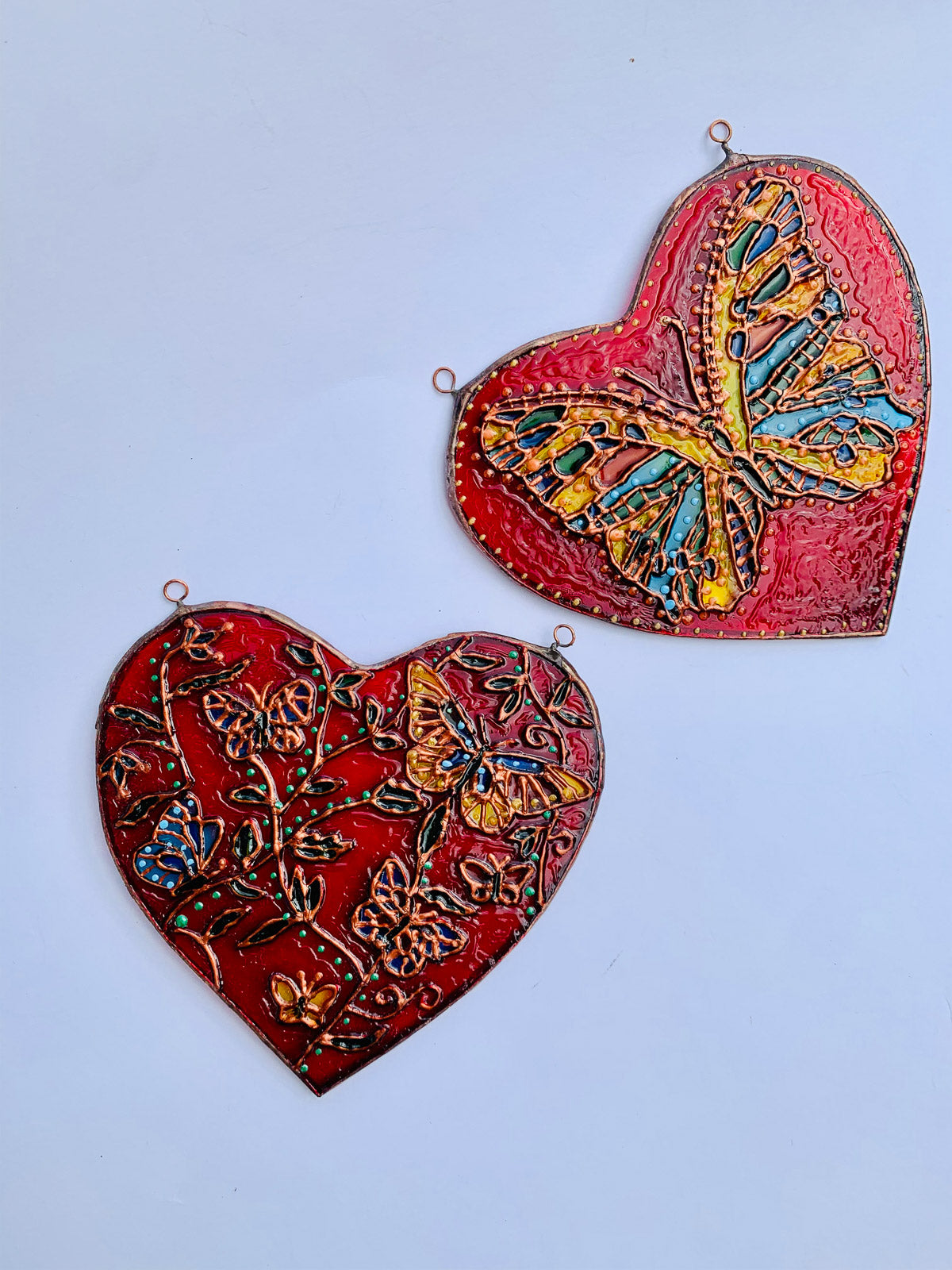 Heart with butterflies