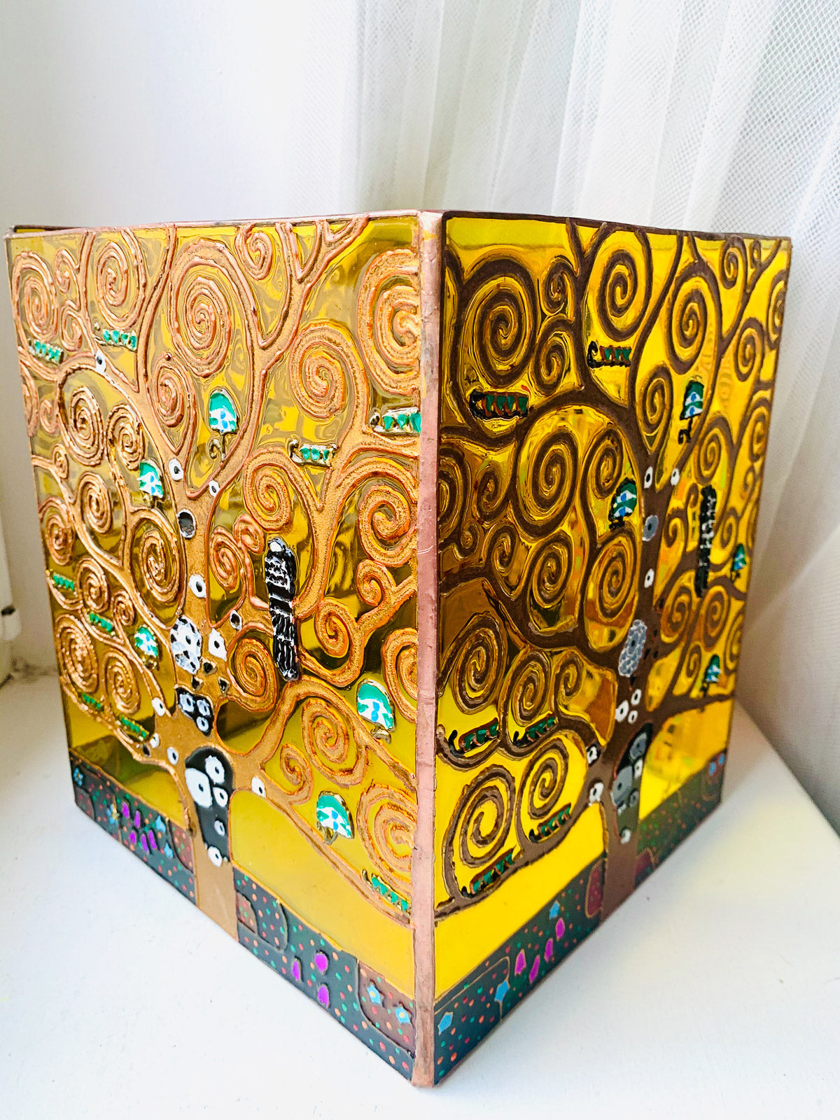 Duży lampion Klimt Drzewo Życia