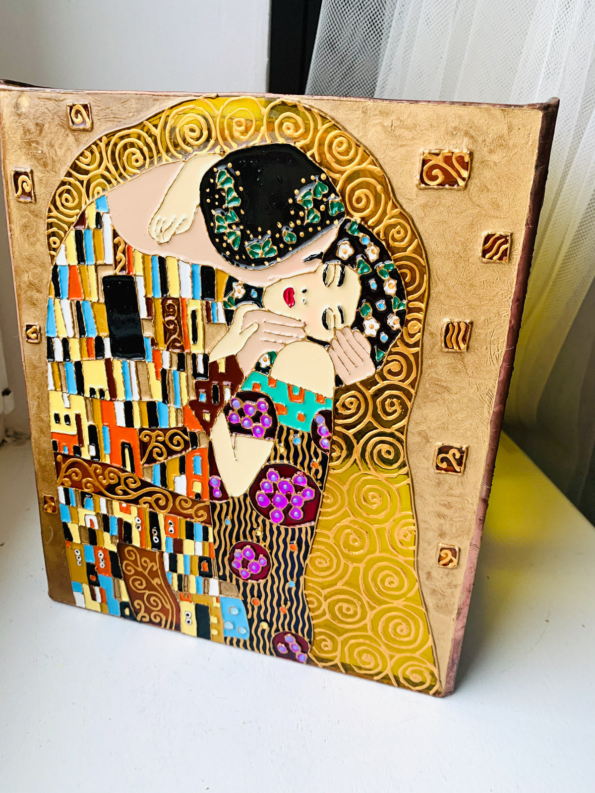 Duży lampion Klimt Drzewo Życia