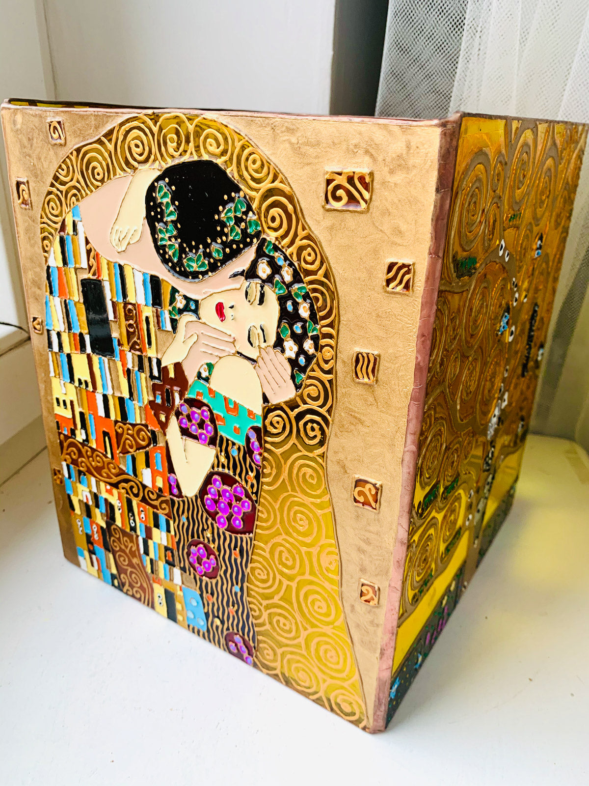 Duży lampion Klimt Drzewo Życia