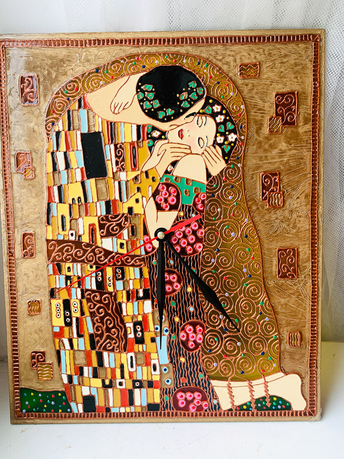Klimt Kiss Clock