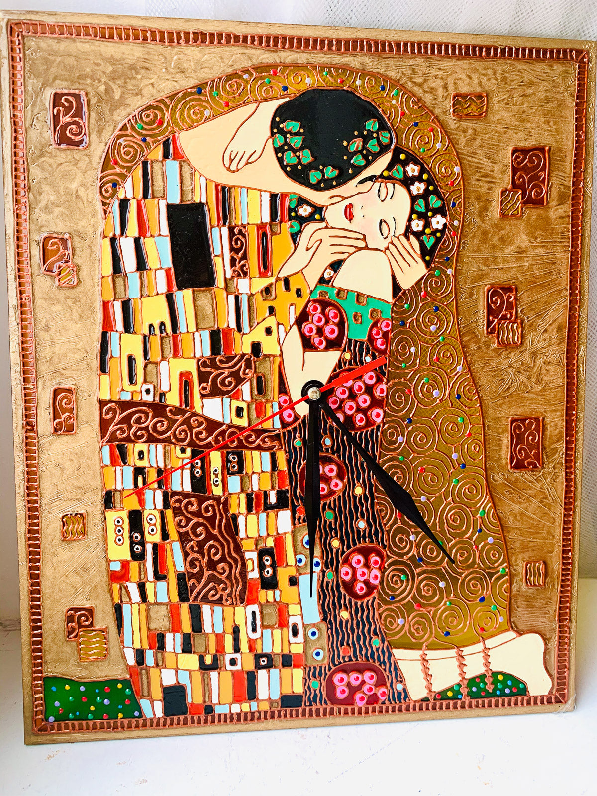 Klimt Kiss Clock