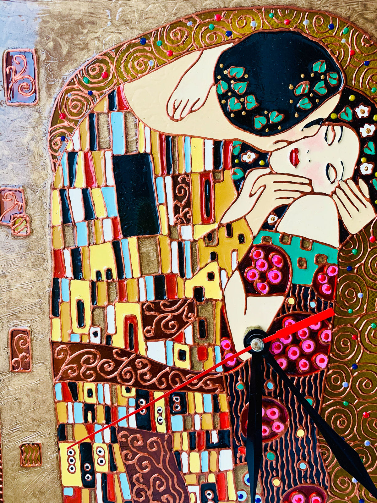 Klimt Kiss Clock