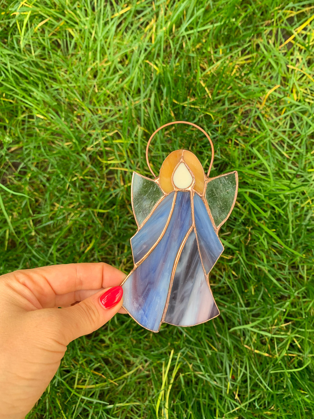 Aniołek Podziękowania fioletowy