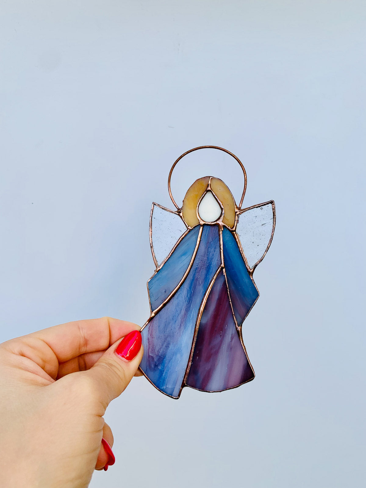 Aniołek Podziękowania fioletowy