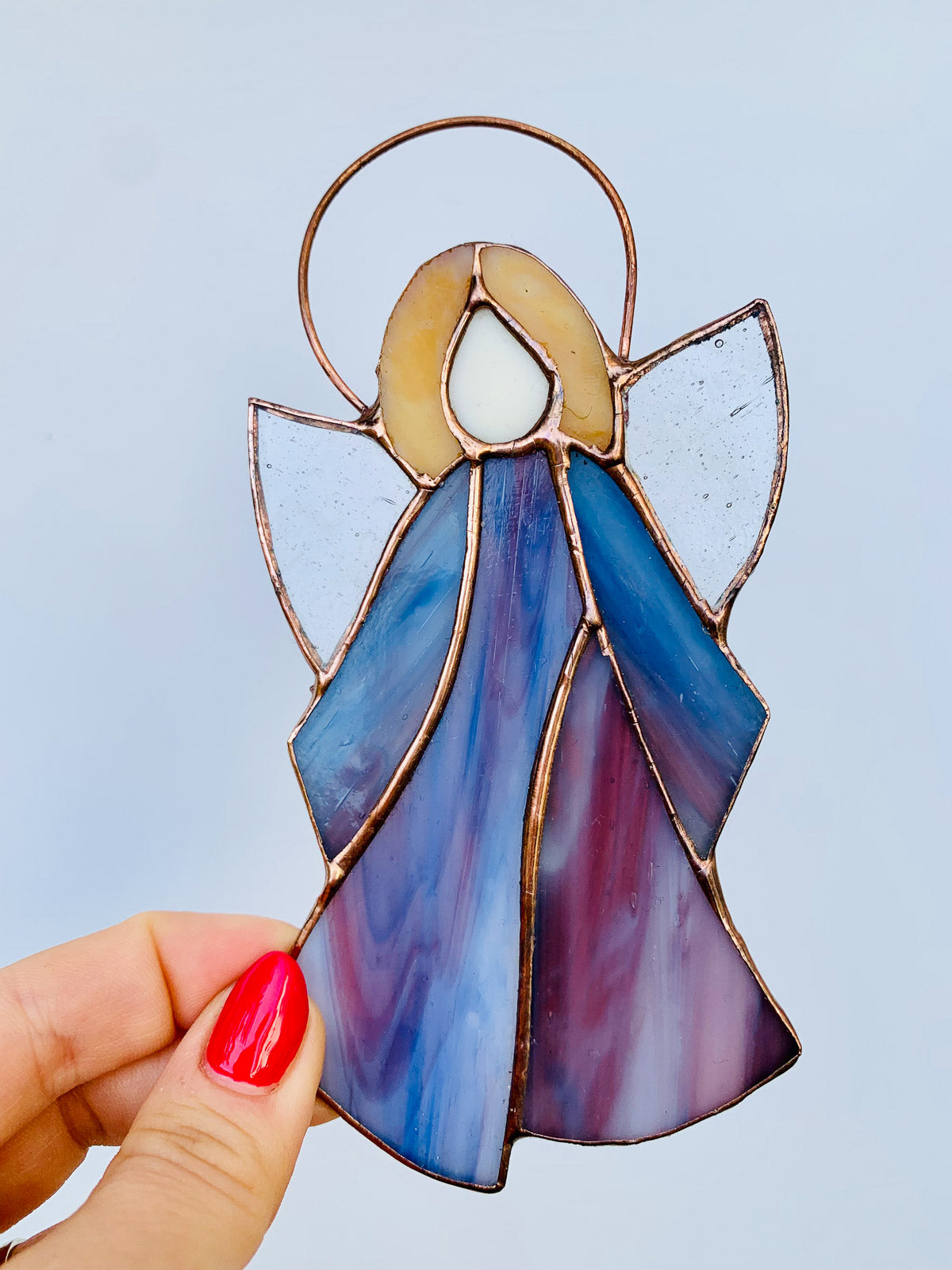 Aniołek Podziękowania fioletowy