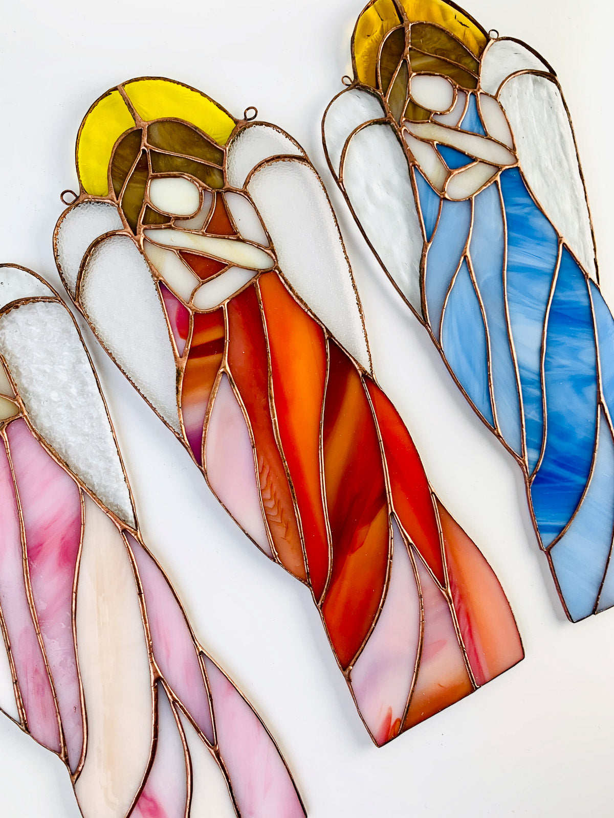 Anioł opieki różowy