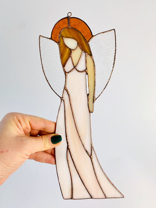 Anioł duszy kremowy