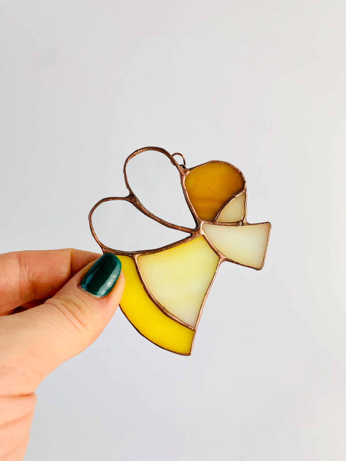 aniołek dziecko żółty