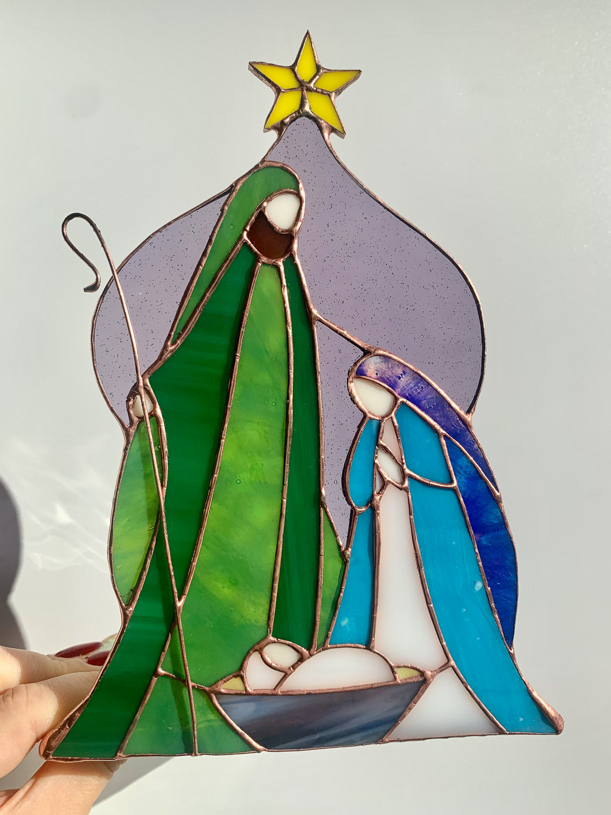 Nativity scene Holy family large