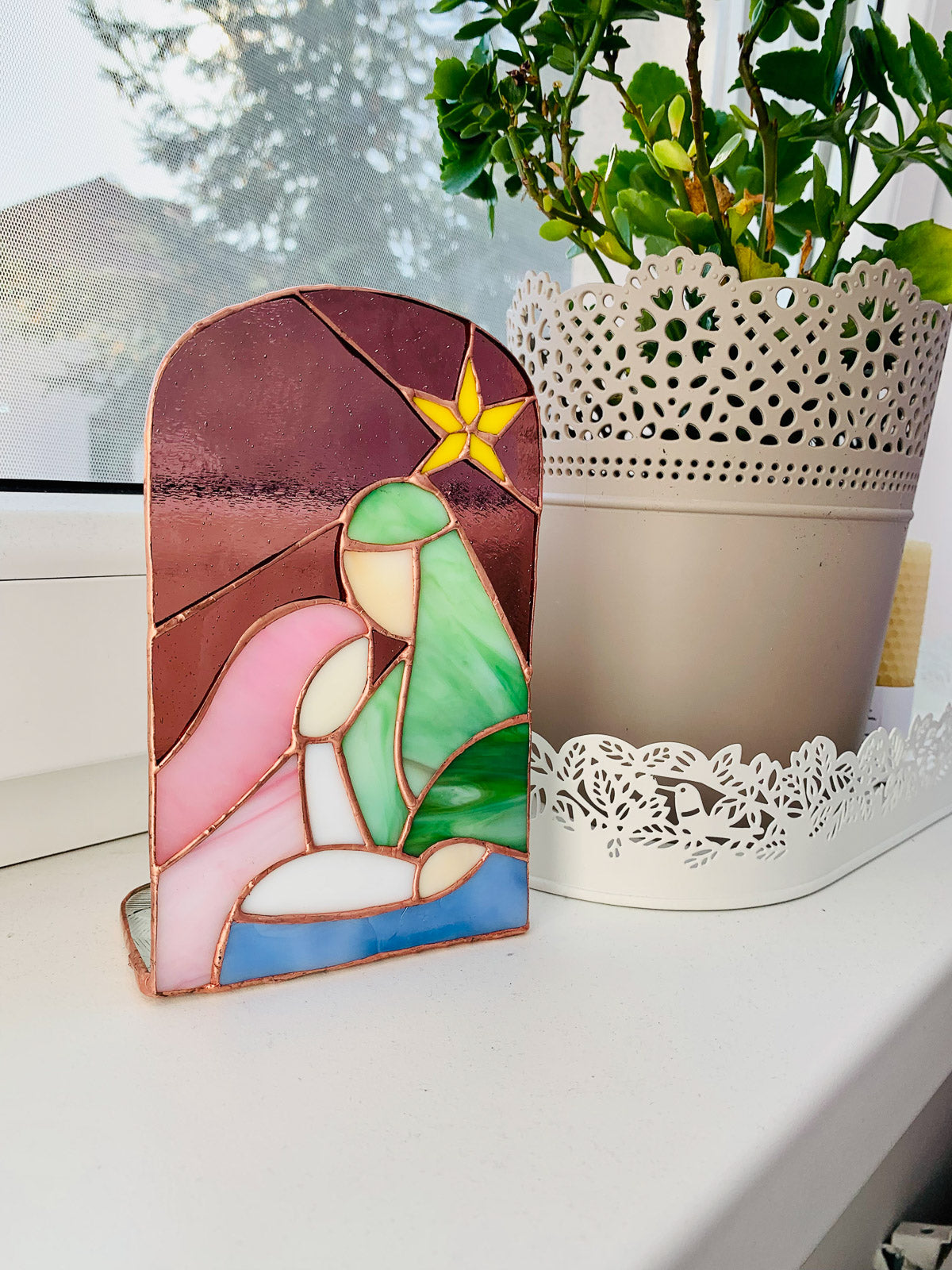 Nativity scene Holy family medium