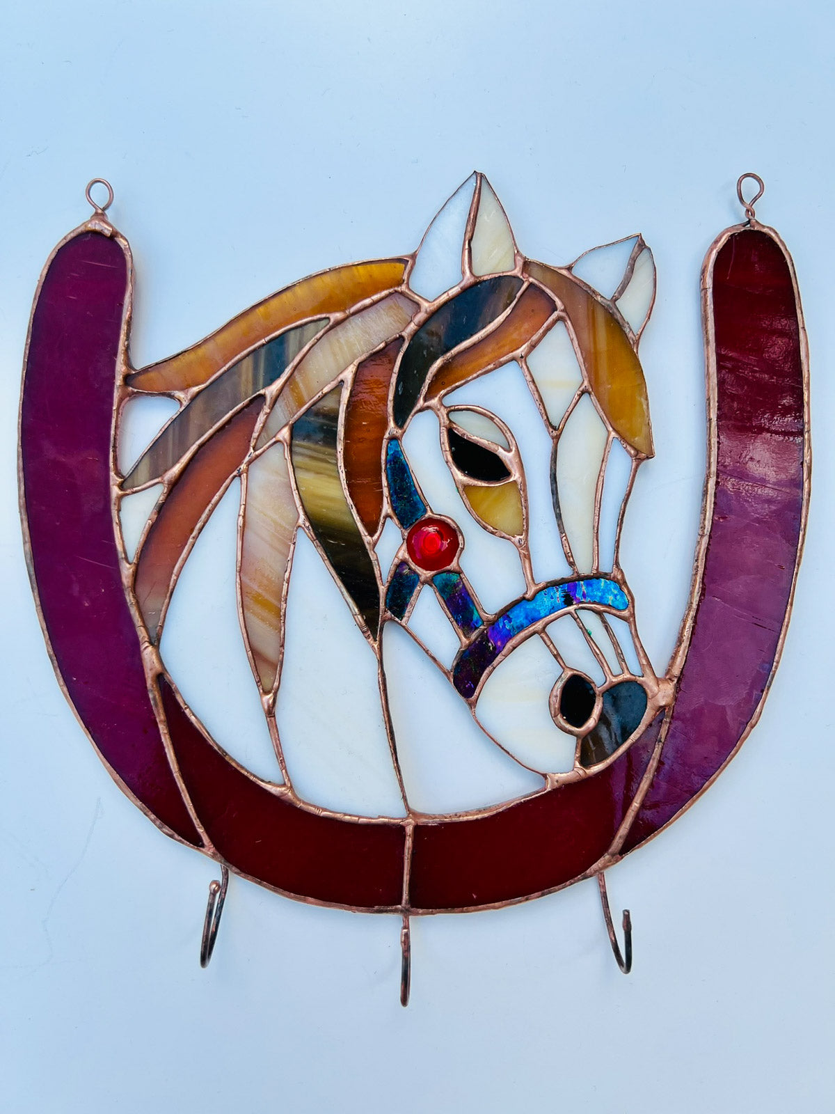 Wieszak na klucze z koniem