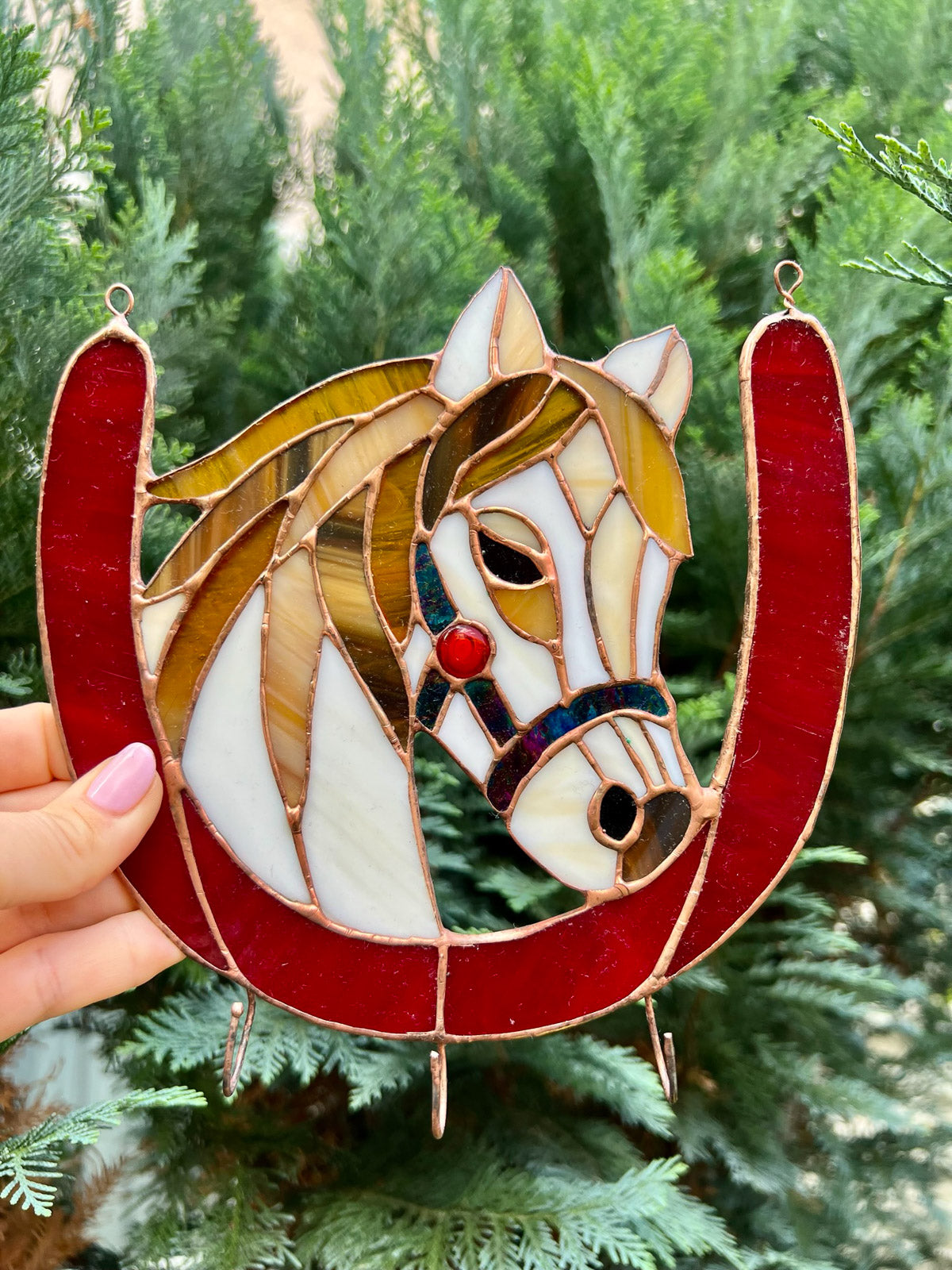 Wieszak na klucze z koniem