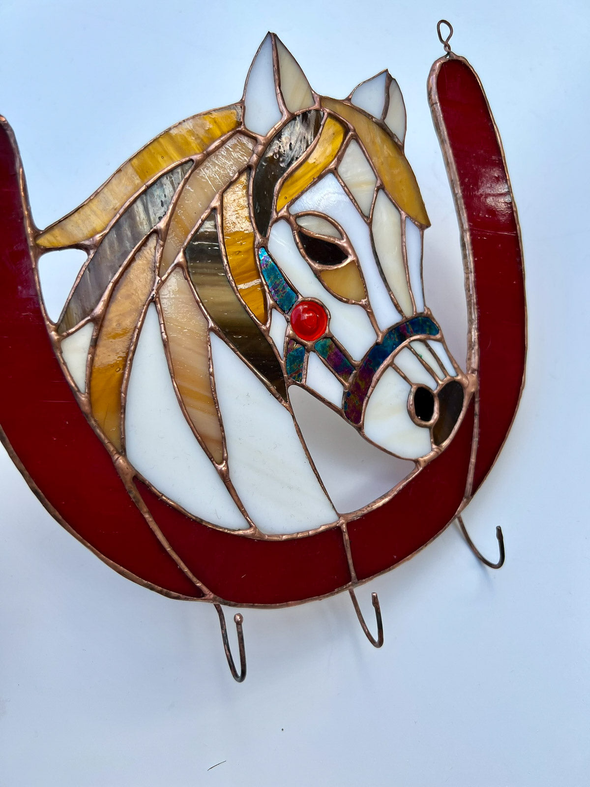 Wieszak na klucze z koniem