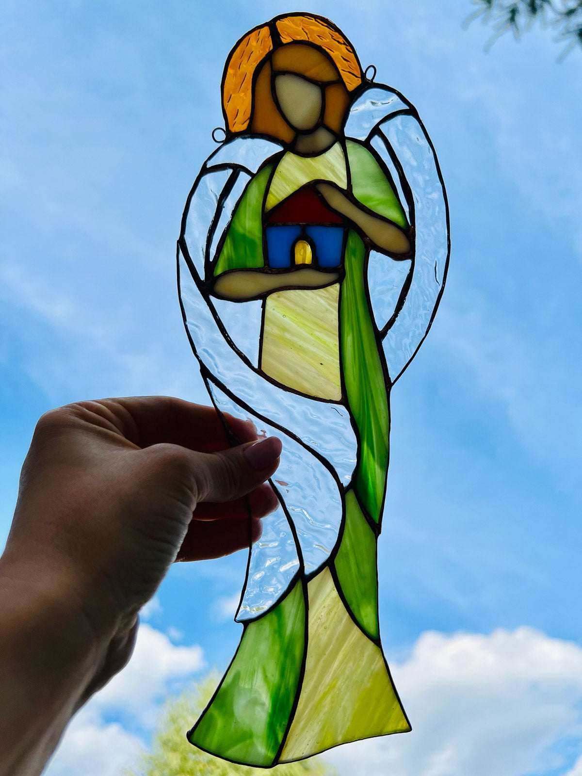 Anioł Rodziny zielony