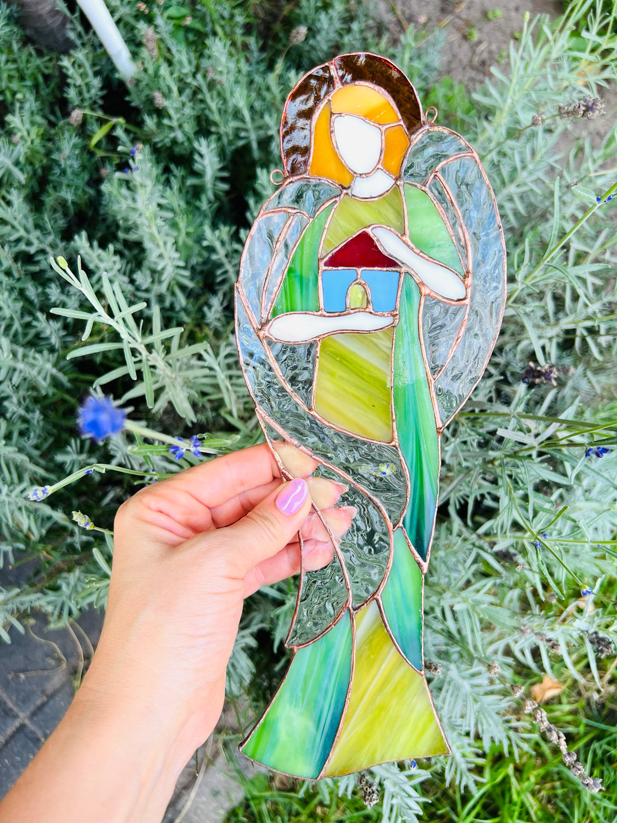 Anioł Rodziny zielony