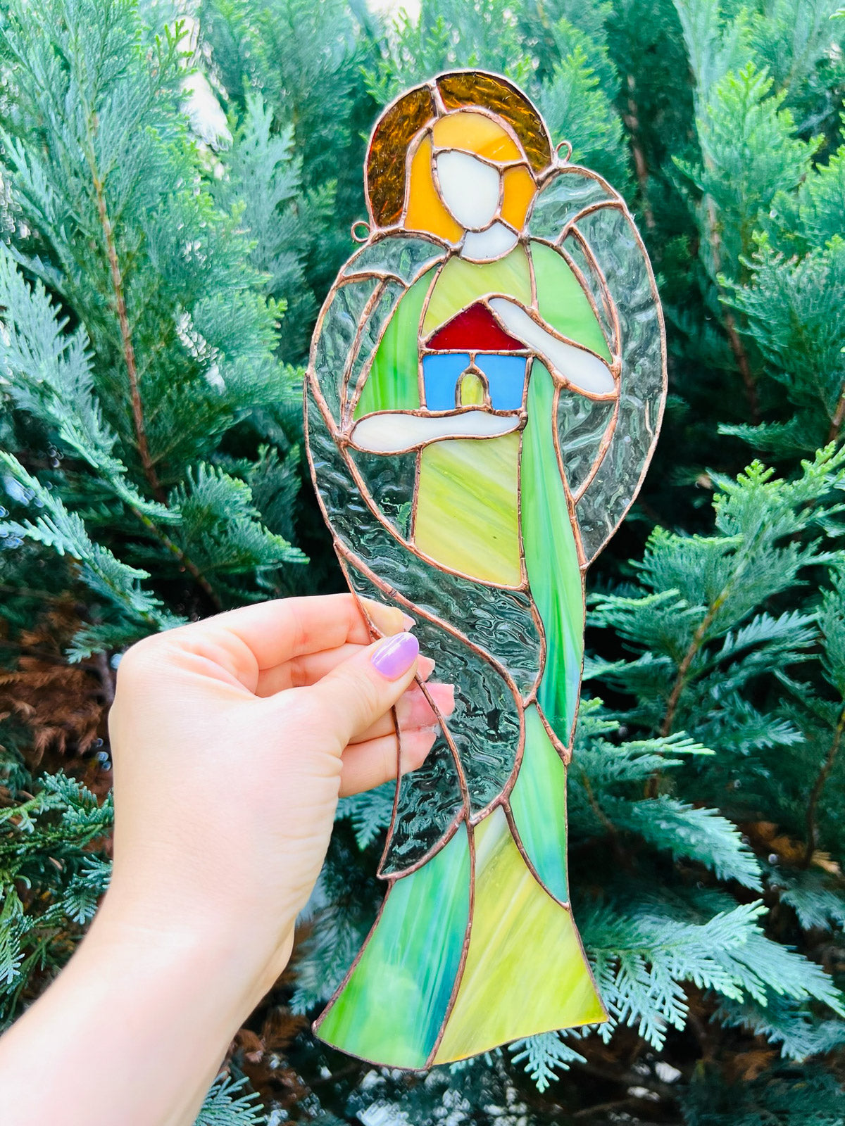 Anioł Rodziny zielony